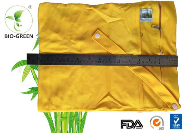 28*34cm Yellow Waterproof Wet Bag For Babies Dry Home Underwear Save Time / Save Money
