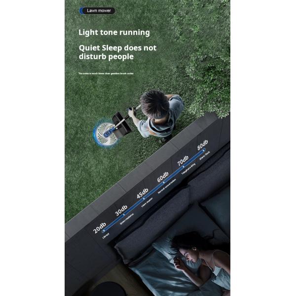 Электрическая косатка без щетки 1380 Вт низкошумная электрическая газонокосилка