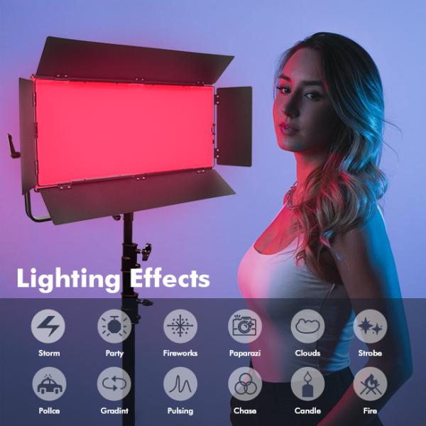 студия СИД 300Watt RGB освещает удаленное управление ПРИЛОЖЕНИЯ DMX беспроводное для свадьбы ТВ фильма