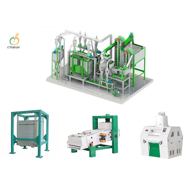 Three Layers 60TPD Manual Flour Mill Machine