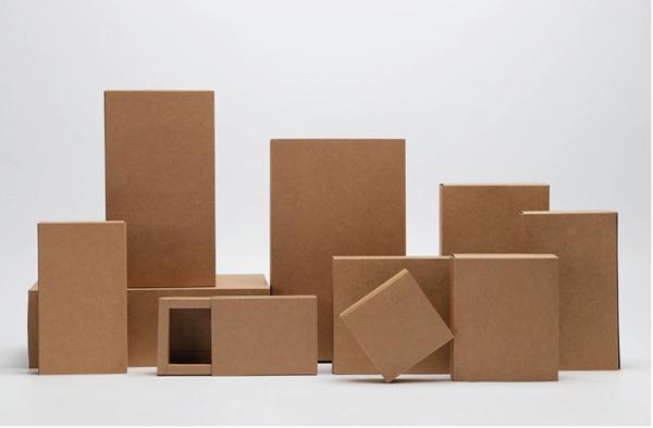 DIY Logo Vintage Craft  Packaging Box  Kraft Paper Drawer Gift Box