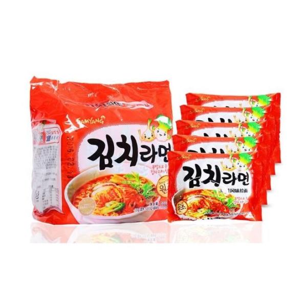 Bag With Valve Nongshim Instant Noodles Packing Bag Logo Print and Durable Material