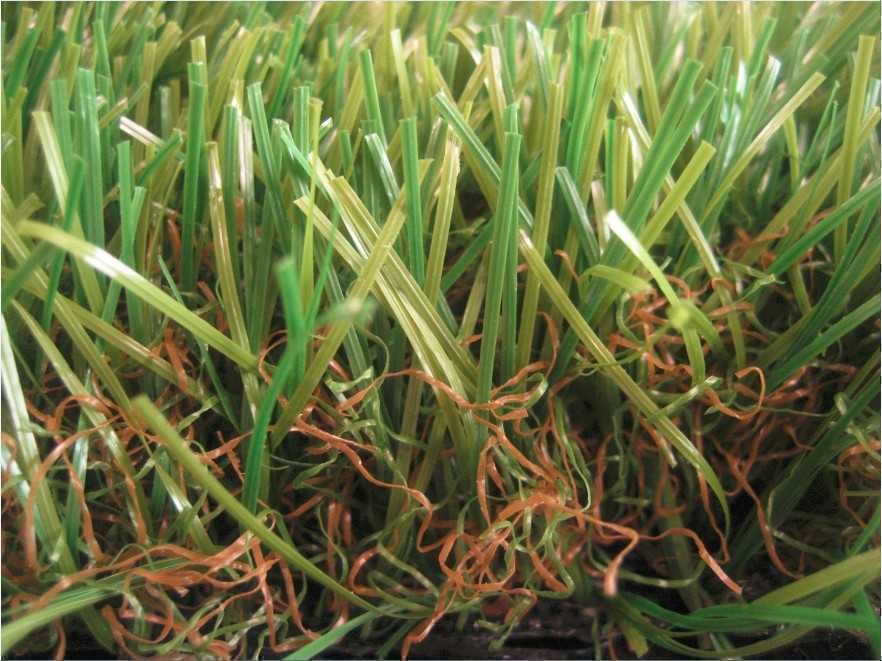 Customized Landscaping Artificial Grass , Outdoor Synthetic Turf 3/8 inch gauge