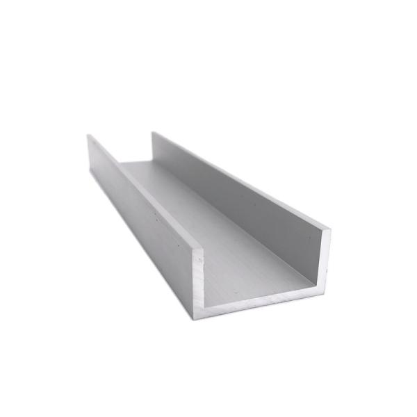 High Precision Aluminum Profile Extrusion Rail ISO 6063 T5 Custom