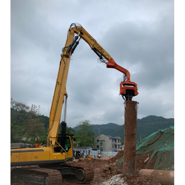 Гидравлический экскаватор Vibro молоток для стальных листов столбов цементных столбов экскаватор длинный бум