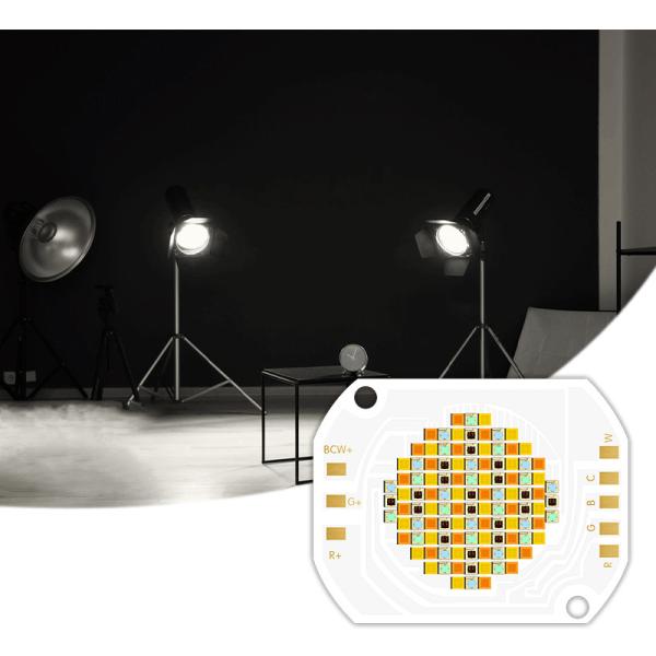 Última tecnologia Ncsp Led Cob 350w Rgbcw 3545 Ra95 620nm/460nm/520nm/2700k/6500k Rgbcw Led Chip Com Melhor Preço