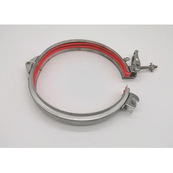 304 Stainless Steel Pipe Clamps 80-600mm Duct Ring Clamp