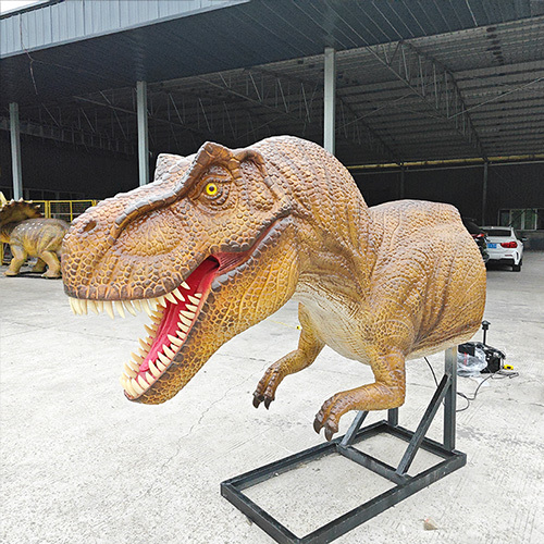 Dino Head Decoration Wall Mounted Animatronic Half Body Dinosaur Model