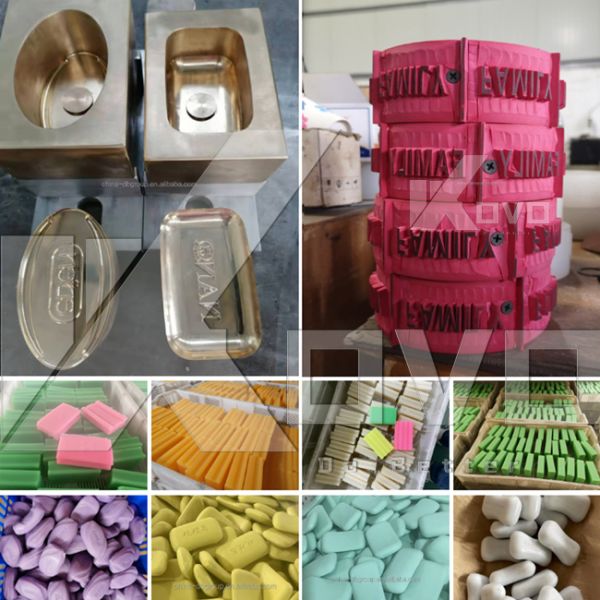 LOVO LOVO-300 Fully Automatic 380V Soap Machine Line 100-300kg/h Bar Soap Making Easy Operate Small Mall-Scale Manufacturing
