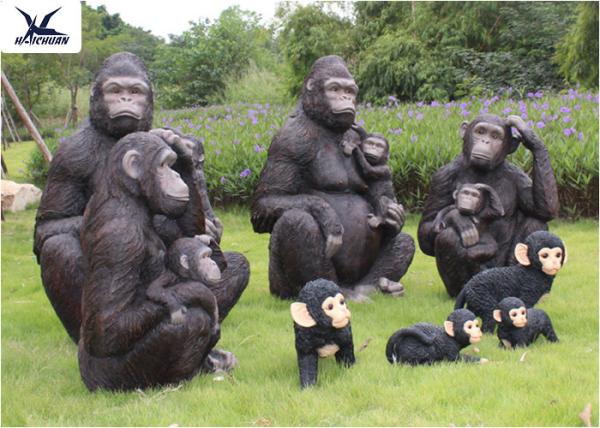 Handmade Custom Life Size Fiberglass Statues Zoo Park Decoration Display