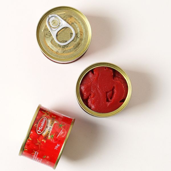 Tomato Paste 100% Fresh Ripe Tomatoes Factory Price Tin Easy Open Customized Private Brand 400g Sour & Sweet Taste