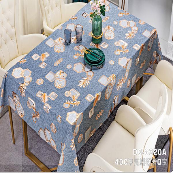 Eco-friendly Easy Clean Oil Proof Table Mats Pvc Plastic Table Cover é personalizado Sim