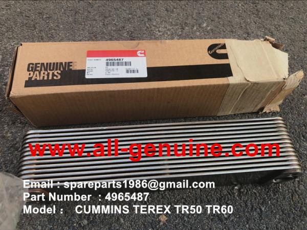 CUMMINS ENGINE TEREX 4965487 CORE COOLER TR50 TR60 TR70 MINING OFF HIGHWAY TRUCK