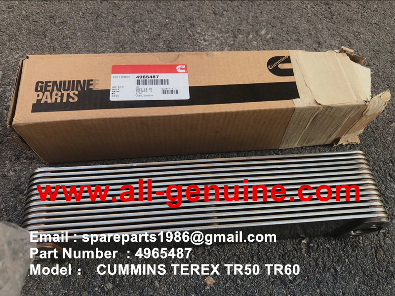  ENGINE TEREX 4965487 CORE COOLER TR50 TR60 TR70 MINING OFF HIGHWAY TRUCK