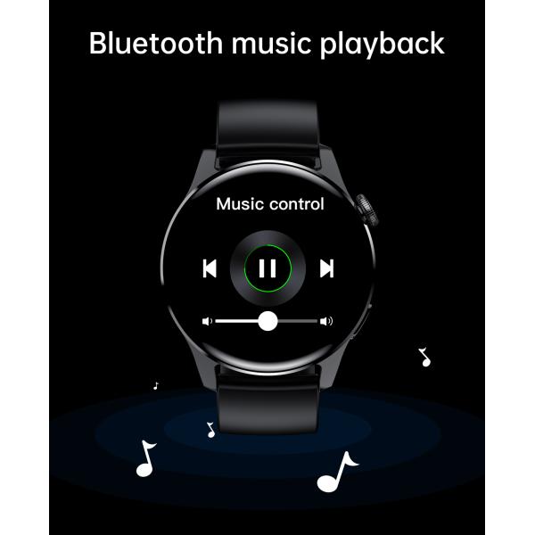 IP67 Bluetooth Call Smart Bracelet 260mAh Music Player Silicone Wristband