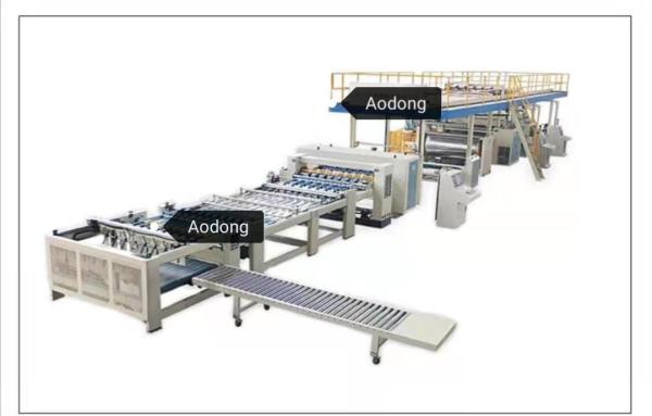Corrugated Cardboard Production Line  Manufacturing Machine 5 Ply