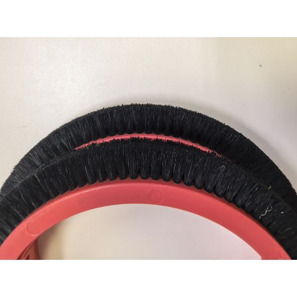 Stenter Machine Parts Monforts Big Brush Bristle Material Tapered Pig Hair 220mm Outer Diameter