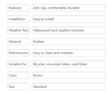 OEM / ODM Сервис Дорожное велосипедное рулевое покрытие