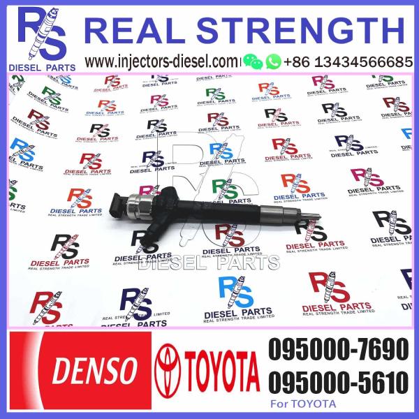 inyector con boquilla 23670-0R050 23670-09270 inyector para Toyota 1AD-FTV 2AD-FTV inyector de tren común 095000-6680 095000-7690