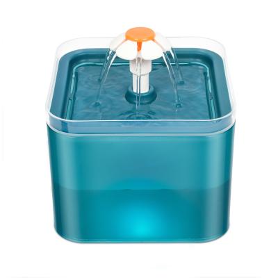 2L Pet Water Fountains Automatic Cat Drinking Water Fountains With LED