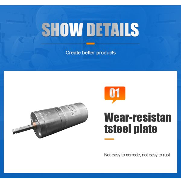 25mm Diameter Reduce Speed Carbon Brush Dc Electric Motor