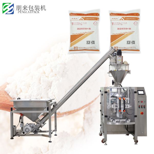 Fully Automatic Flour Spice Seasoning Condiment Washing Powder Pillow Bag Filling Packing Machine