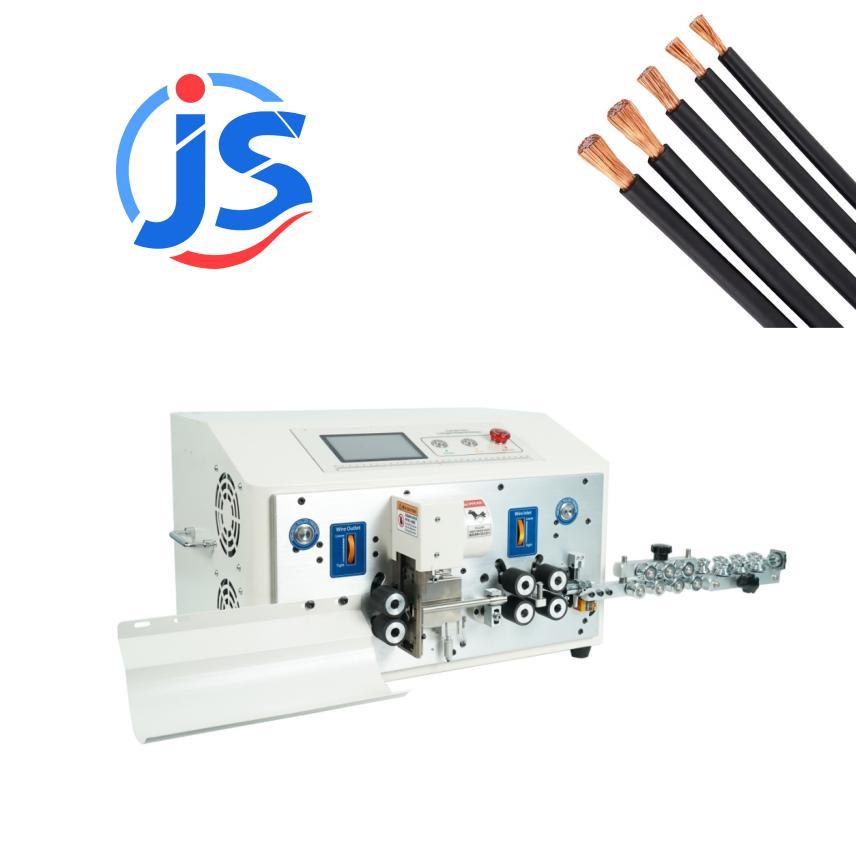 High Capacity EV High Voltage Harness Wire Strip Machine with Six-Wheel Drive and 1000-1200pcs/hour Output