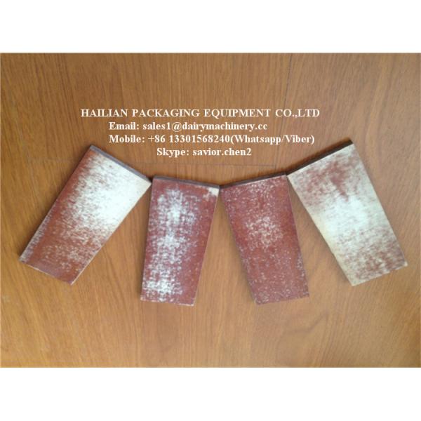 Palette rotatoire de pompe à vide rouge adaptée aux besoins du client, pièces de rechange de machine à traire de fibre