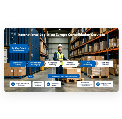 Europe Consolidation Shipping Services For Financial Stability Economic