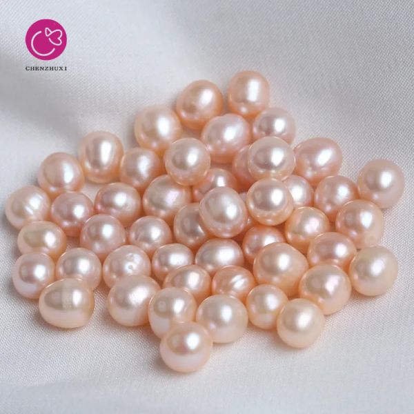 Wholesale Loose Round Grade Natural Pearl Chinese Cultured No Hole Freshwater Pearls