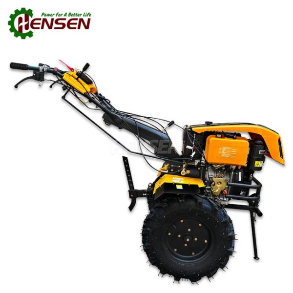 10 HP Mini Tiller Agrícola 80cm-135cm Largura Mini Tiller Diesel