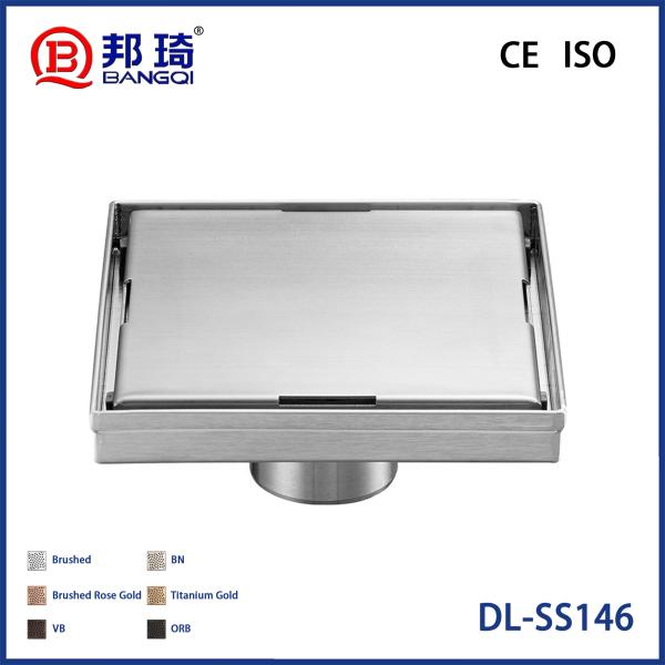DL-SS146 Drainage de plancher en acier inoxydable européen