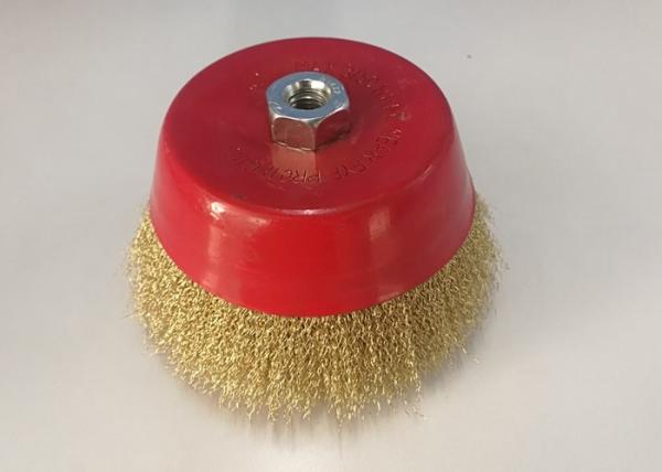 150mm Outer Diameter Crimped Wire Cup Brush for Cleaning Metal Working