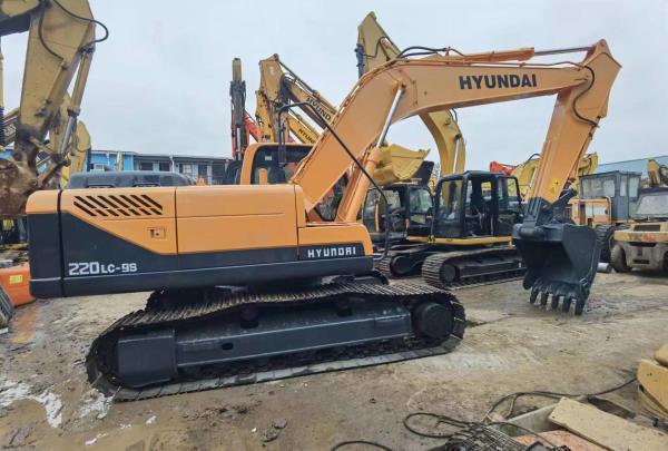 2019 Ano Hyundai R220-9s Excavadora Crawler Usada 22000kg Peso Operativo