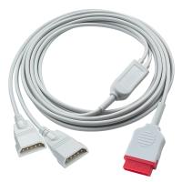 Monitor de pressão sanguínea do paciente GE IBP Cable 11Pin para 2x PVB 5Pin 3.5M