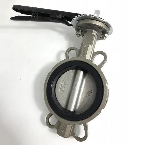 Customized DN200 Stainless Steel Wafer Butterfly Valve GGG50 EPDM with Certificate
