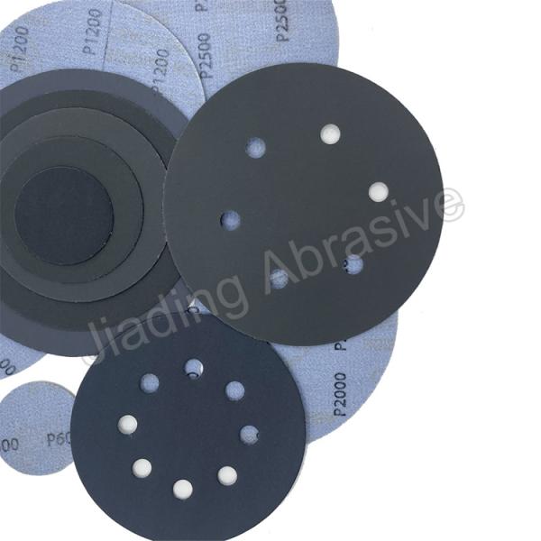 6inch Waterproof Sandpaper 150mm Silicon Carbide Hook Loop Abrasive Disc Paper D Weight