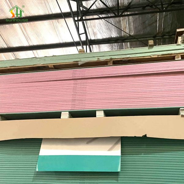 Customized 9mm/10mm/12mm Fireproof Knauf Gypsum Board Plasterboard Modern Design for Indoor Drywall Applications