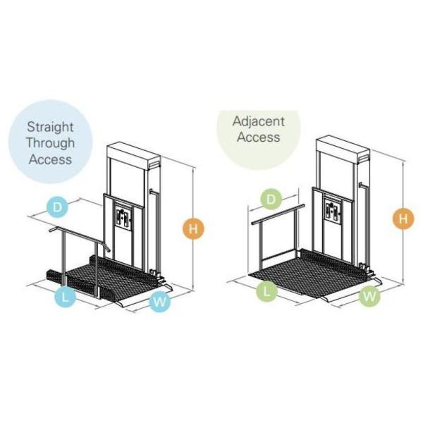 ISO CE Approved Wheelchair Platform Lift Handicapped Platform Lift