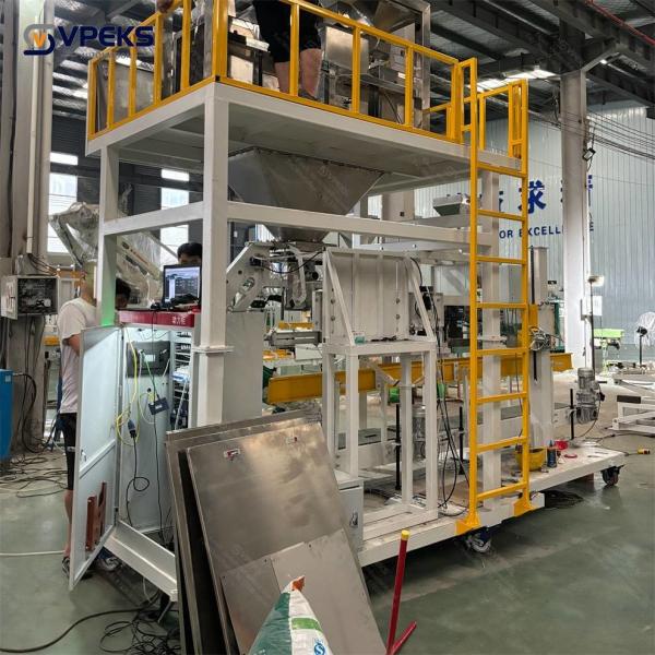 5kg 10kg 25kg Semi- Automatic Compost Fertilizer NPK Fertilizer Granule Bagging / Packing Machine