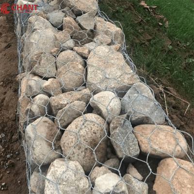 Gabion Basket Galfan For Seawall Protection /Heavy Hexagonal Wire Mesh Gabion Box