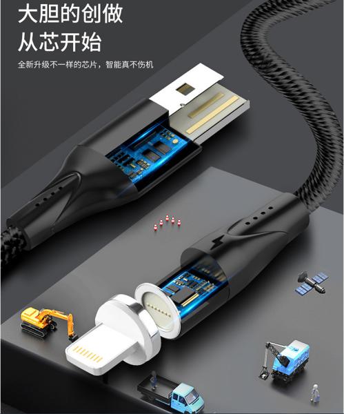 Super Fast Charging Braided USB Data Cable For IPhone / Samsung / Huawei