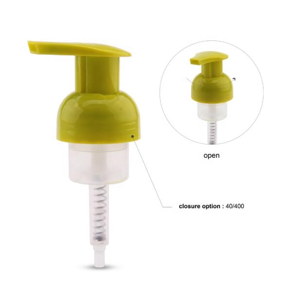 LDPE 40mm Neck Plastic Foam Pump Multifunctional Transparent K509