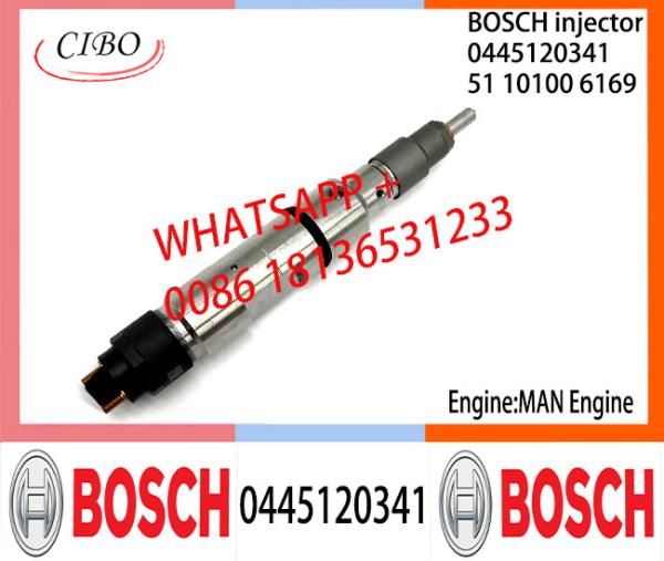 Conjunto original 0445120341 do injetor de combustível diesel de BOSCH 0445120341 51101006169 para o motor do HOMEM