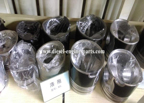 haute température de phosphatage en aluminium de piston du moteur diesel 6D125 résistante