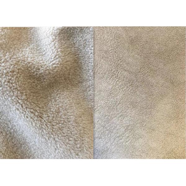 Fashionable Faux Shearling Fur Coat Winter Beige Fur Leather Jacket Womens