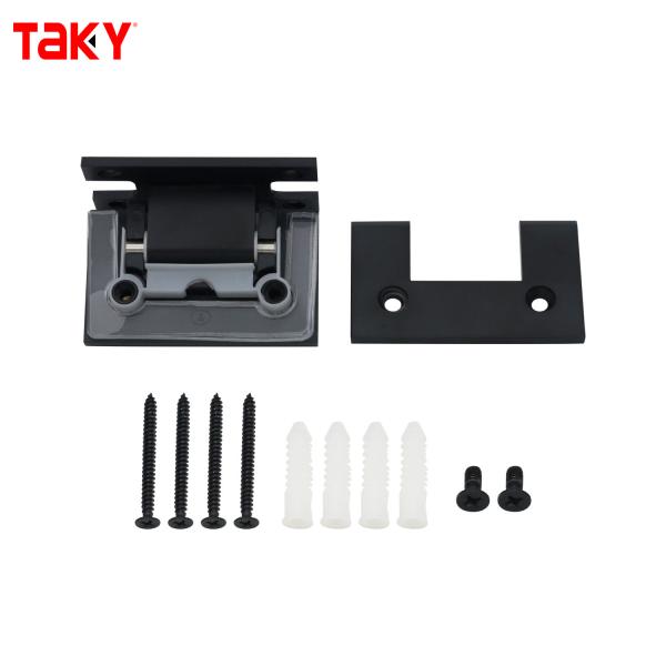 Modern 90 Degree Glass to Wall Shower Door Hinge Stainless Steel Bathroom Hinge Frameless Glass for Hotel