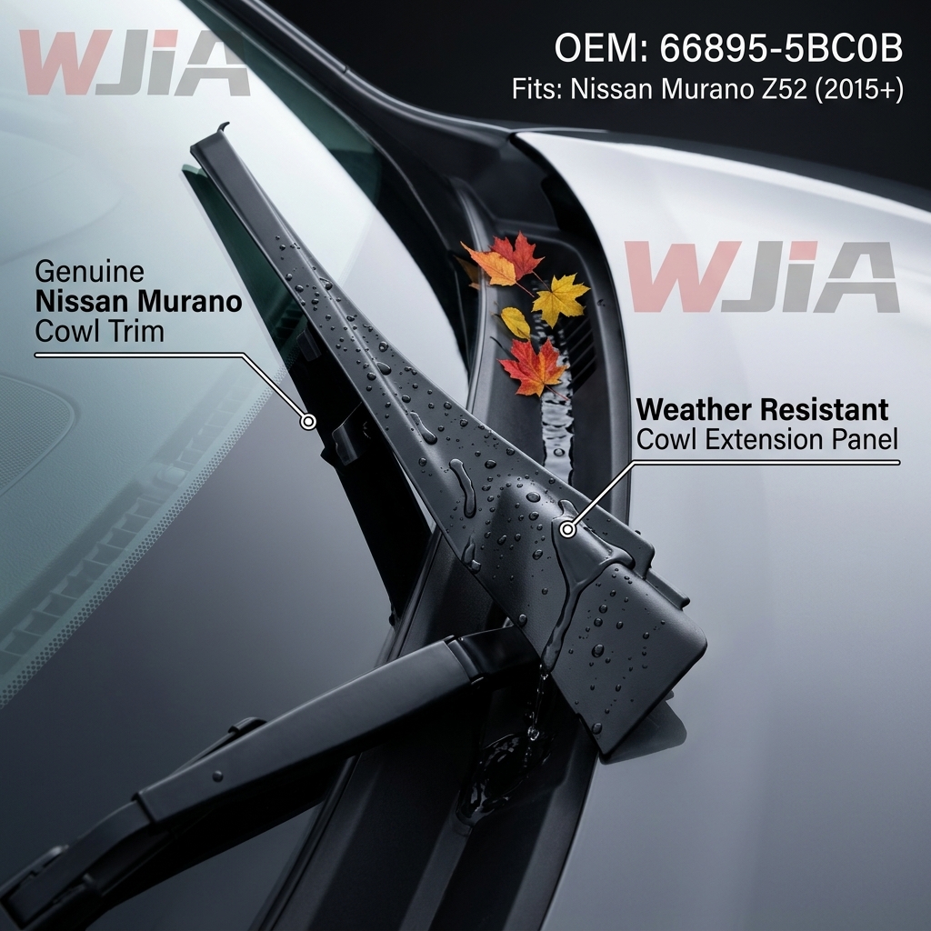 66895-5BC0B Hood Cowl Extension Trim for Nissan Murano Z52 2015-2017