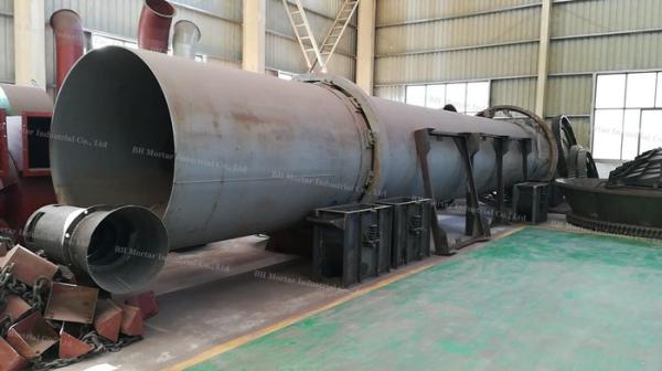 Powerful Industrial Sand Dryer Machine , Single Cylinder Roller Drum Dryer