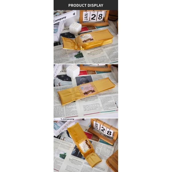 Stand Up Sealed Pouch Moisture Proof Zipper Packaging Bag For Dry Food Tea Coffee